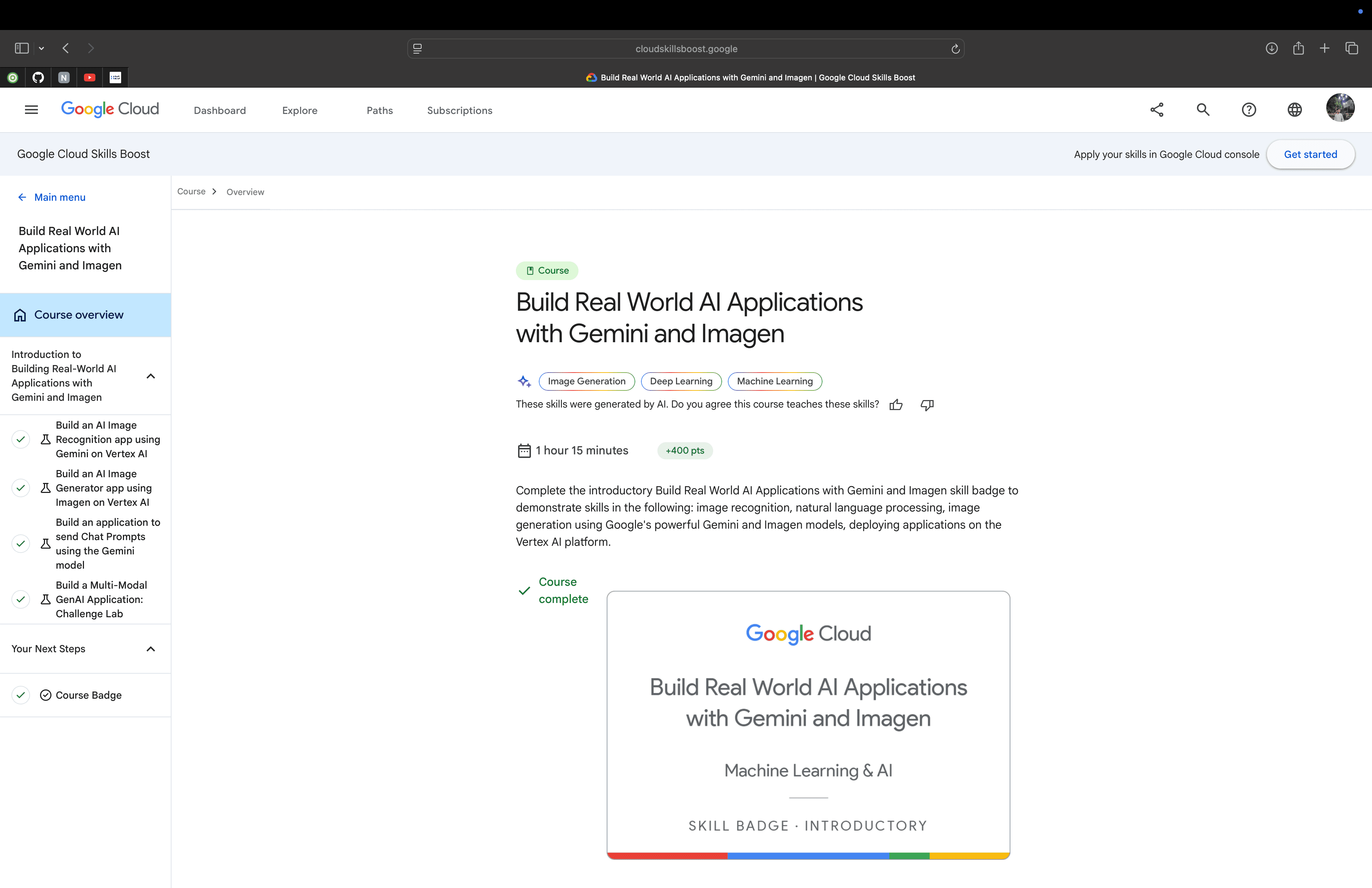 Build Real World AI Applications with Gemini and Imagen