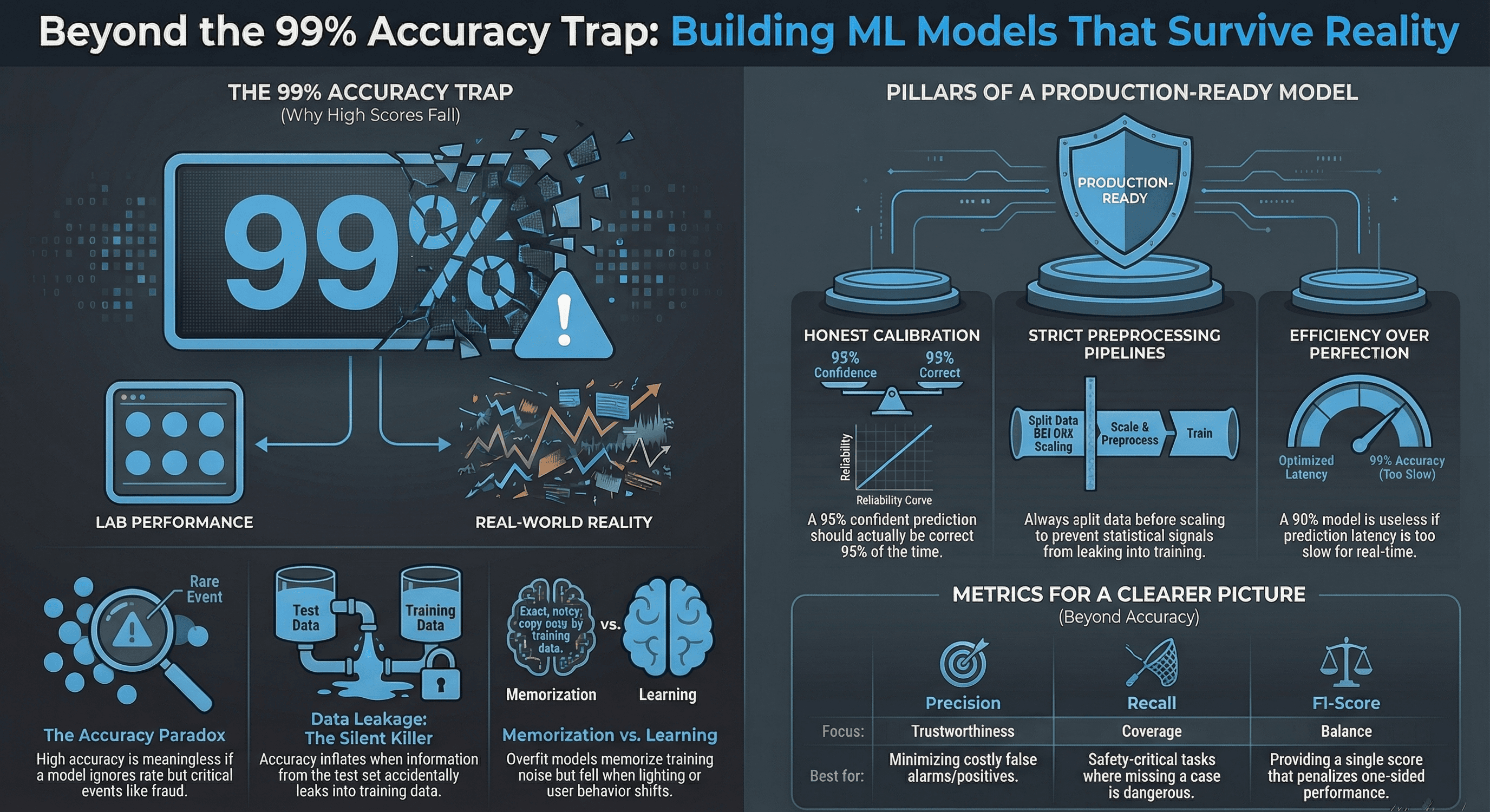 The 99% Accuracy Trap - Why High Scores Often Signal Failure in Machine Learning