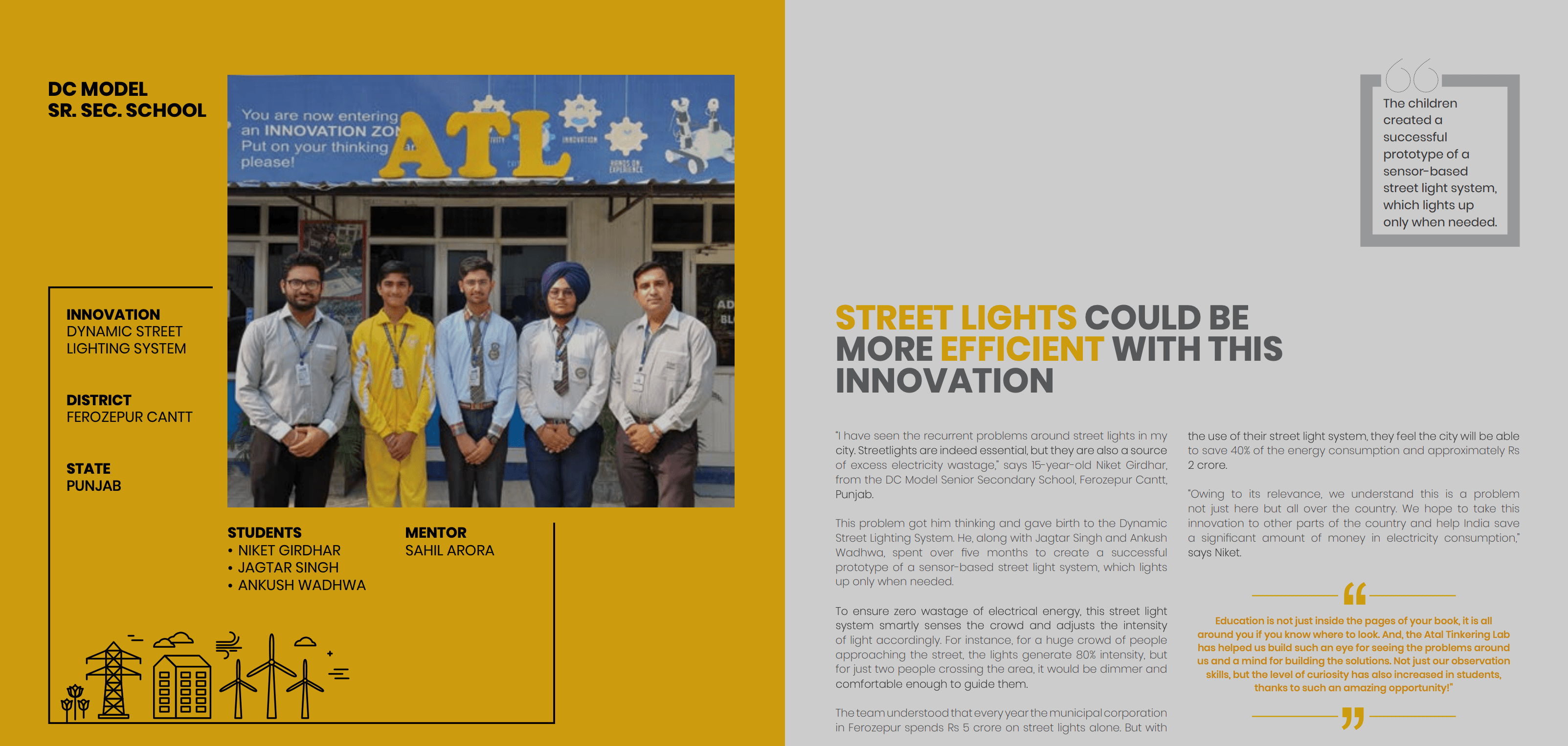 Dynamic Street Lighting System